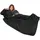 Ärmeldecke Kuscheldecke 150 x 240 cm Schwarz