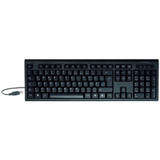 Bild USB Tastatur DE schwarz (36641)
