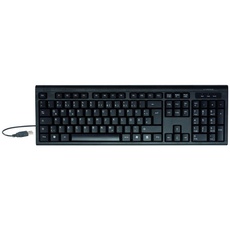 Bild von USB Tastatur DE schwarz (36641)