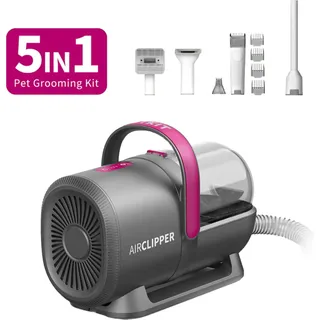 Petkit Air Clipper Pet Grooming Vacuum Kit (LM4) - Schwarz, Violett