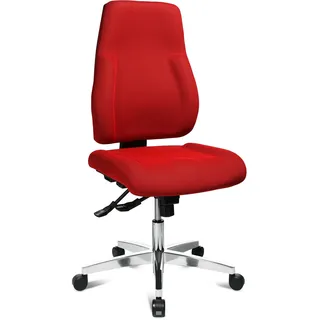 Topstar P91 Bürodrehstuhl, Stoff, Rot, 68 x 48 x 111 cm