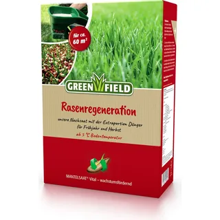 Greenfield Rasenregeneration 2 kg - Nachsaat für Frühjahr und Herbst