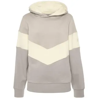 VENICE BEACH Kapuzensweatshirt Colorblock Beige XS
