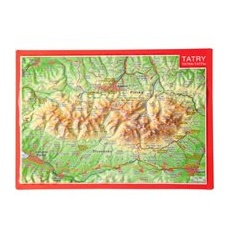 Georelief 3D Reliefpostkarte Tatra - One Size