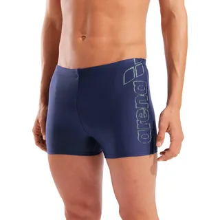 Badehose ARENA "MEN'S ARENA SCRATCHY SWIM SHORT", Herren, Gr. 9 (XXXL), N-Gr, navy, sage, Obermaterial: 80% Polyamid, 20% Elasthan, Badehosen Badehose