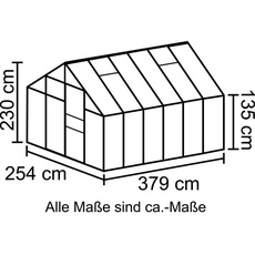 Bild von Merkur 9900 Alu grün HKP 6 mm 9,9 m2