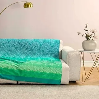 Bassetti Kerala Granfoulard-Tuch aus 100% Baumwolle in der Farbe Smaragd V1 Maße: 350x270 cm - 9332321