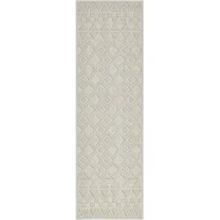 my home Läufer »Juliane Outdoor« rechteckig 12 mm Höhe Hoch-Tief-Struktur, Boho, Outdoor geeignet, beige