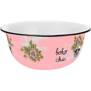 Müslischale Skull bohochic Emaille-Optik 600ml