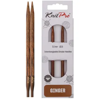 KnitPro Ginger Austauschbare Nadelspitzen 5" (13cm) | 5mm