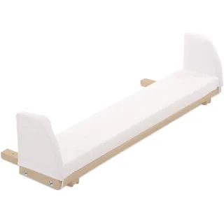 babybay Verlängerungsseite beige lackiert inkl. Matratzenergänzung weiß passend für Modell Maxi, Boxspring und Comfort Plus