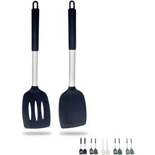 Zaigon Pfannenwender Silikon 2er Set Schwarz