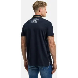 Camp David Poloshirt Cabo Verde Kurzarmshirt mit Polokragen - Dunkelblau