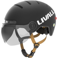 Bild LIVAL L23_Smarter City-Helm mit Visier in schwarz_L_58-62 cm