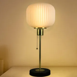 himmel Laternen Tischlampe, 60W antike Messing Schreibtischlampe, AntiqueTable Lampe für Wohnzimmer und Schlafzimmer