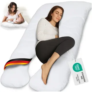 eloneo Multifunktions-Körperkissen, Weiß