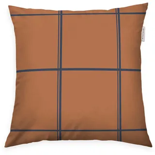 Tom Tailor Kissenbezug LARGE CHECK 40 x 40 cm Blau