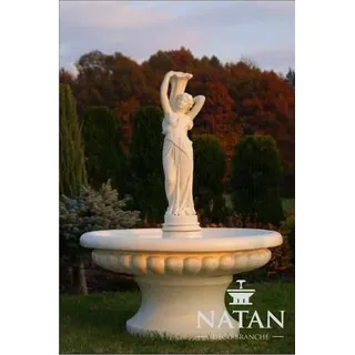 Zierbrunnen Springbrunnen Figur 164cm Brunnen Dekoration Garten Fontaine Teich