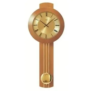 AMS Funk-Pendeluhr, Funkpendelwerk., 25x60x10cm, 5132/9 - Schwarz