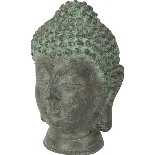 Dekofigur Buddha Grau Antik 9 cm x 15 cm
