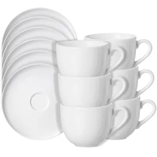 Ritzenhoff & Breker Kaffeetasse 0,22 l Weiß 12 St.