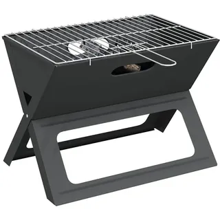 vidaXL Outdoor Grill schwarz