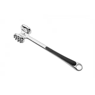 gerlach 1760 Fleischklopfer Edelstahl Silber/Weiß