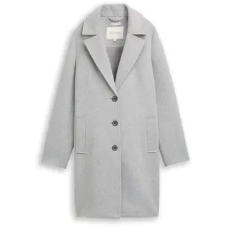 Tom Tailor Damen Wollmantel mit Eingriffstaschen
