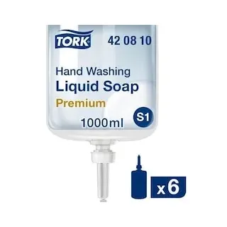 TORK Handwash 420810 Flüssigseife 1l 6St. (Flüssigseife, 1000 ml,