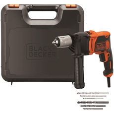 Bild Black&Decker BEH850K Elektro-Schlagbohrmaschine inkl. Koffer + Decker Bohrmaschine + Akkuschrauber, Schlagbohrschrauber (Netzbetrieb)