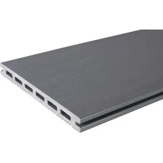 Kovalex Terrassendiele WPC XL Steingrau 300 cm x 19 cm x 2 cm