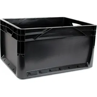Eurobox-System Box Vollwand 40 x 30 x 22 cm Schwarz