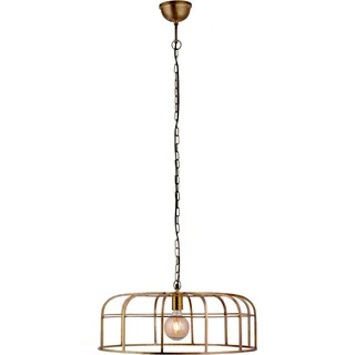 Just Light. Pendelleuchte Amir Messing matt Ø 58 cm