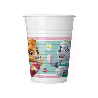 Procos Paw Patrol Skye & Everest Becher 0,2 l Mehrfarbig 8 St.