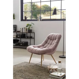 SalesFever Relaxsessel Toulon Polyester 76 x 85 x 85,6 cm Rosa