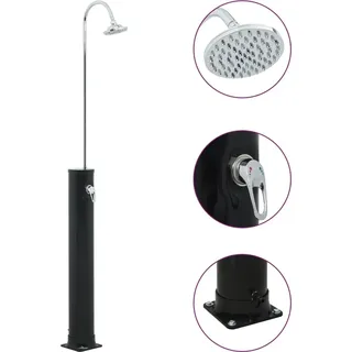 Solardusche Schwarz 220 cm 20 L - Schwarz