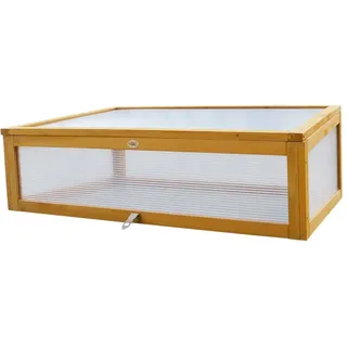 Habau 2855 Frühbeet Aufsatz für Habau Hochbeet, 115 x 53 x 32 cm, Gelb