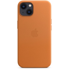 Bild iPhone 13 Leder Case mit MagSafe goldbraun
