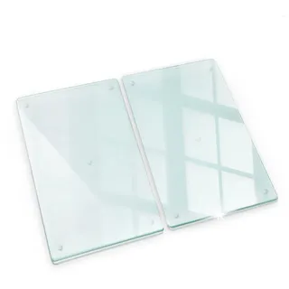 Hotpoint Tulup Schneidebrett Schneidebrett Transparent Glas 30x0.4x52 cm Robuste
