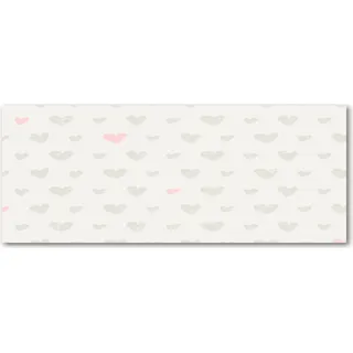 Tulup® Küchenrückwand Spritzschutz aus Glas -125x50 -Spritzschutz auf gehärtetes Glas Deko Kunst Herzen