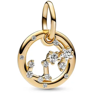 Pandora Skorpion Charm-Anhänger Silber Gold 762710C01