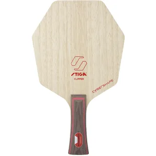 Stiga Holz Clipper Cybershape Tischtennisholz, Braun, Master