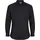 Businesshemd Herren Schwarz Black XXL