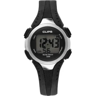 Clips Herren digitaluhr mit Kautschuk Armband