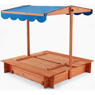 Home Deluxe Sandkasten Buddelkiste mit Dach