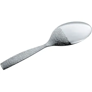 Alessi MW03/11 Dressed Servierlöffel - Edelstahl 18/10 glänzend poliert mit Reliefdekor