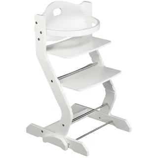 tiSsi Kinderstuhl , Weiß , Holz , Buche , teilmassiv , 43x81x50 cm , Babymöbel & Kindermöbel, Babyzimmer, Kindersessel & Kindertische