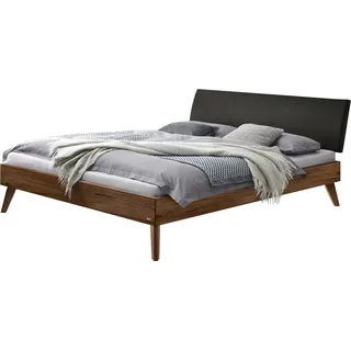 HASENA Trento Bett Caprile 25 Nussbaum 2023 Kopfteil smoke 140x200 - Braun