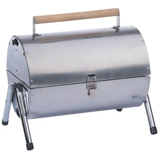 Alpina Holzkohlegrill Mini Grill silber