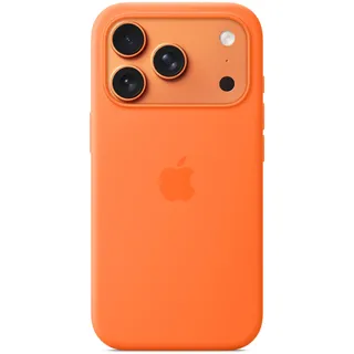 iPhone 17 Pro Silikon Case mit MagSafe Orange